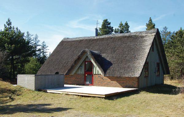 Hyggeligt, stråtækt sommerhus til 6 personer i Blåvand.