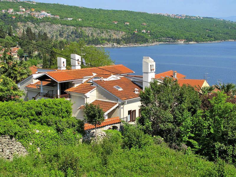 Hyggelig ferielejlighed til 3 personer beliggende på en bjergskråning i ferieområdet Volosko.